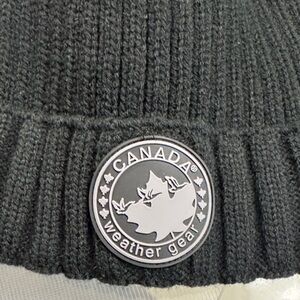 Canada Weather Gear Men's Black Knit Beanie